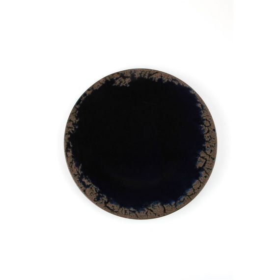 Тарелка плоская 21см, темно-коричневый, ROOT RUSTY, Porland