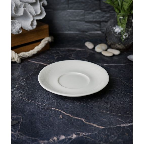 Блюдце для суповой чашки 17 см, цвет белый, STORM, Porland