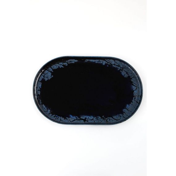 Тарелка овальная 32см, темно-синий, темно-синий, ROOT BLUE, Porland