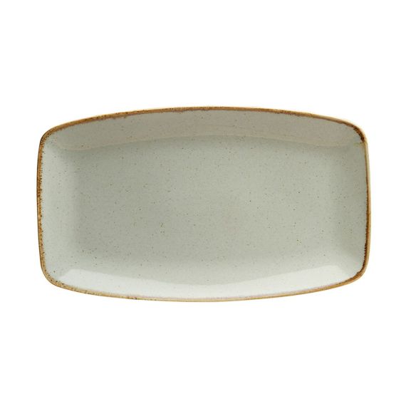 Тарелка прямоугольная 31*18 см, Seasons Серый, Porland