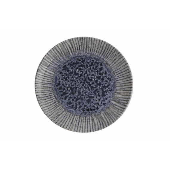 Тарелка мелкая без борта, 25 см, цвет синий, IRIS BLUE, Porland