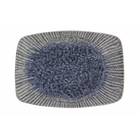 Блюдо прямоугольное 32 х 23 см, IRIS BLUE, Porland