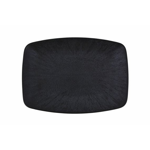 Блюдо прямоугольное, 27 см, темно-серый, SCATTER, Porland