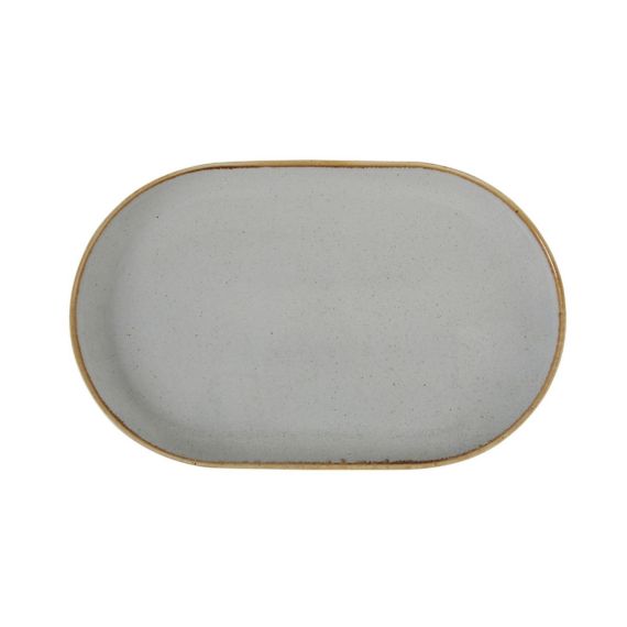 Блюдо овальное 32х20 см, Seasons Серый, Porland