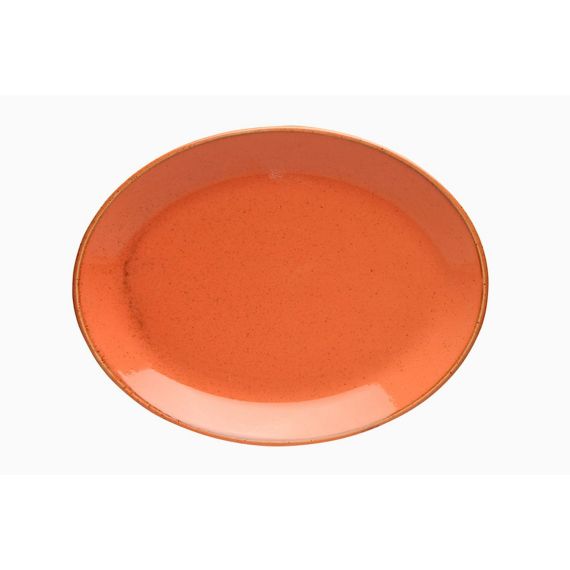 Блюдо овальное 31х24 см, Seasons Оранжевый, Porland