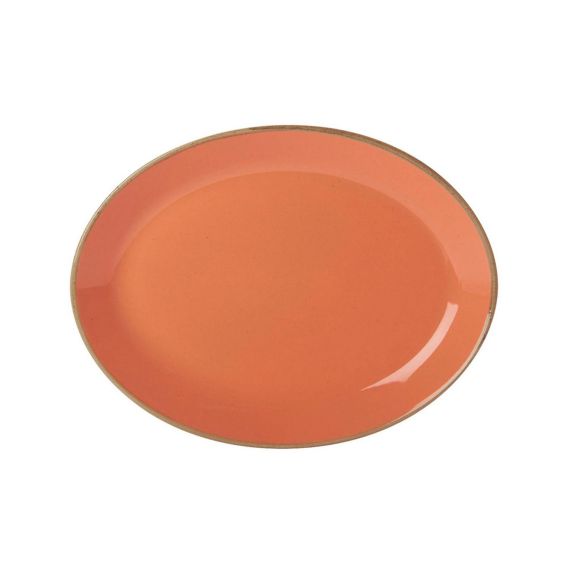 Блюдо овальное 36х27 см, Seasons Оранжевый, Porland