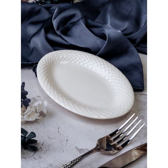 Блюдо овальное 16 см, цвет белый, ALUMILITE AQUA, Porland