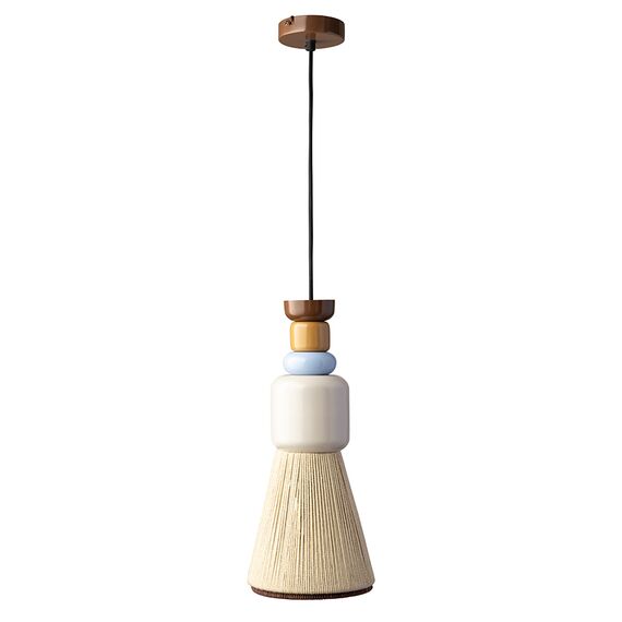Светильник подвесной Atelier, ?16х40 см, лавандовое ретро, Bergenson Bjorn