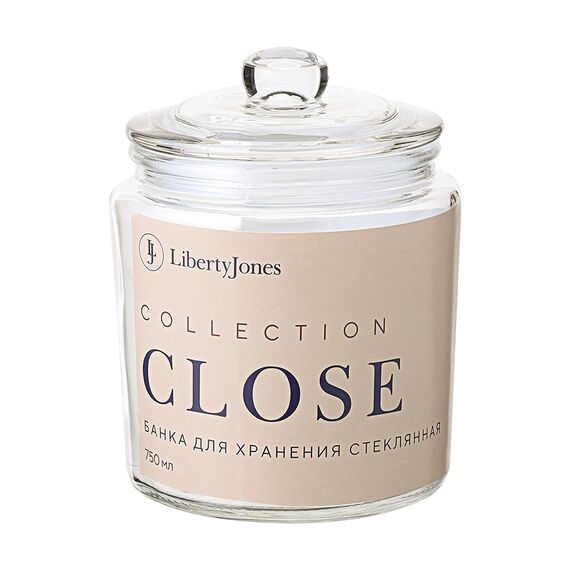 Банка для хранения стеклянная Close, 750 мл, Liberty Jones