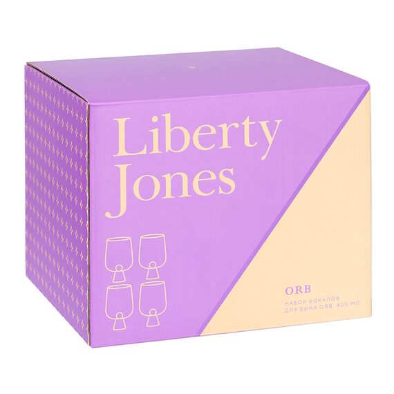 Набор бокалов для вина Orb, 400 мл, 4 шт., Liberty Jones, изображение 8