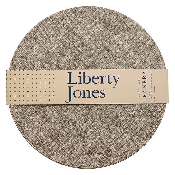 Набор из 4-х сервировочных салфеток Leanera, ?35 см, песочные, Liberty Jones, изображение 11