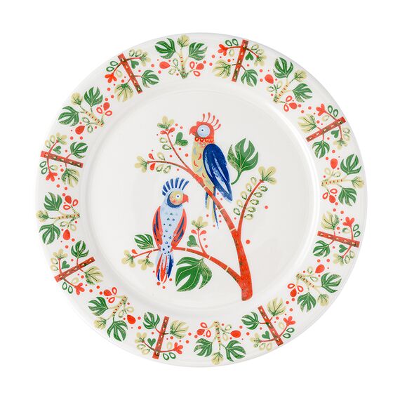 Набор тарелок Parrot из коллекции Birds of Paradise в подарочной упаковке, ?21 см, 2 шт., Liberty Jones, изображение 4