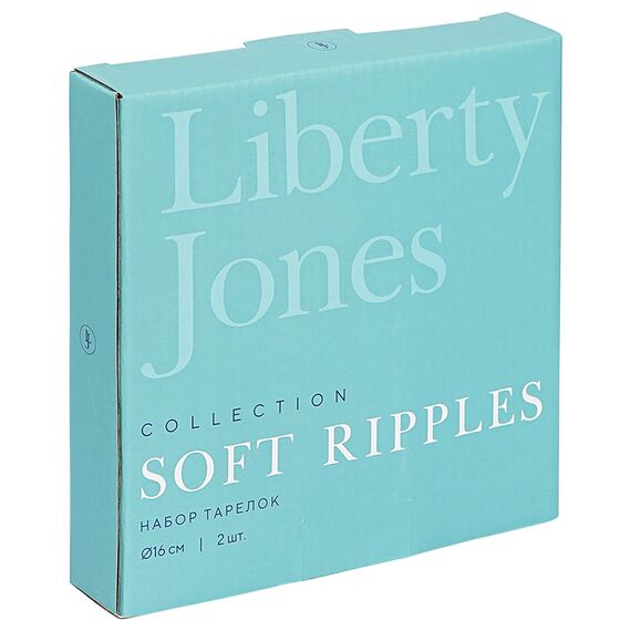 Набор тарелок Soft Ripples, Dual Glazing, ?16 см, 2 шт., Liberty Jones, изображение 7
