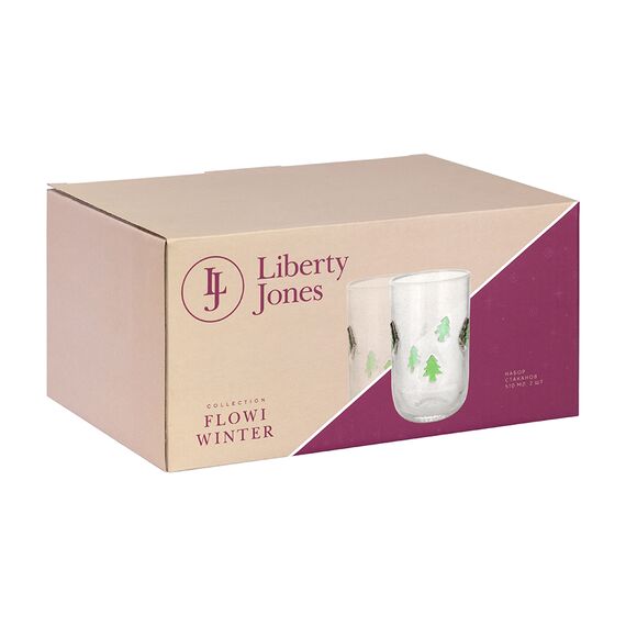 Набор стаканов Flowi Winter, 510 мл, 2 шт., Liberty Jones, изображение 5