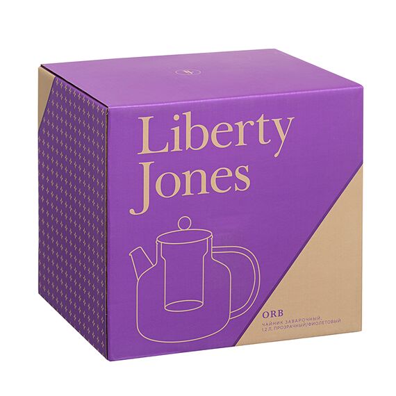 Чайник заварочный Orb, 1,2 л, фиолетовый/зеленый, Liberty Jones, изображение 8