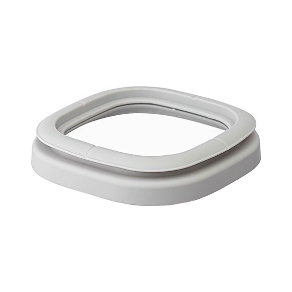 Банка для хранения квадратная Vacuum Glass, 1,5 л, светло-серая, Smart Solutions, изображение 13