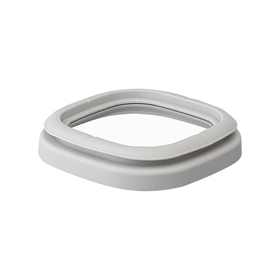 Банка для хранения квадратная Vacuum Glass, 1 л, светло-серая, Smart Solutions, изображение 12