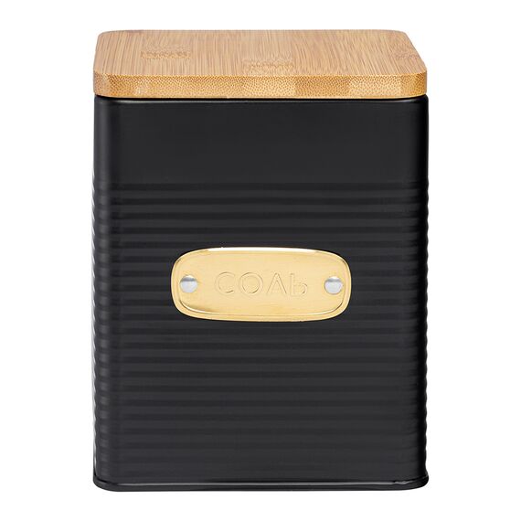 Банка для хранения соли Irmel, 1,7 л, графит, Smart Solutions