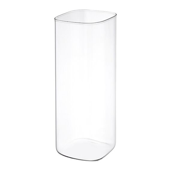 Банка для хранения квадратная Vacuum Glass, 2 л, светло-серая, Smart Solutions, изображение 10