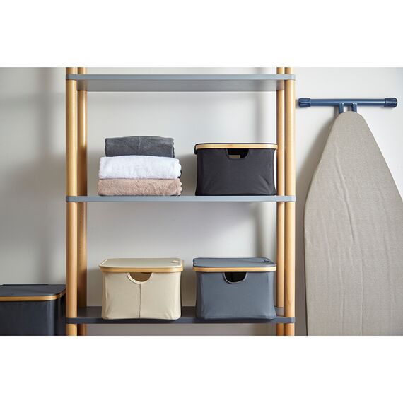 Корзина для белья Neat Low, 40x33x20 см, молочная, Smart Solutions, изображение 11