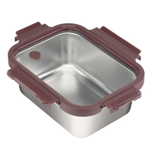 Контейнер стальной Click Steel, 1,8 л, сливовый, Smart Solutions, изображение 2