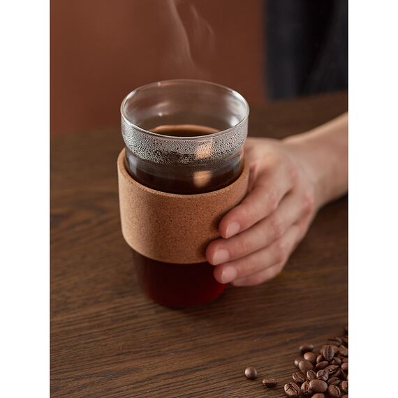 Кружка Cozy Cup, 450 мл, светло-серая, Smart Solutions, изображение 4