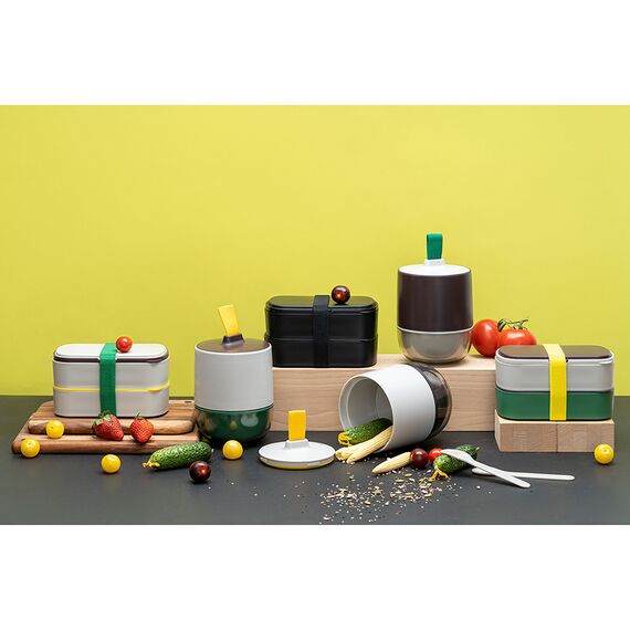 Ланч-бокс Meals, 800 мл, светло-серый/темно-сливовый, Smart Solutions, изображение 3