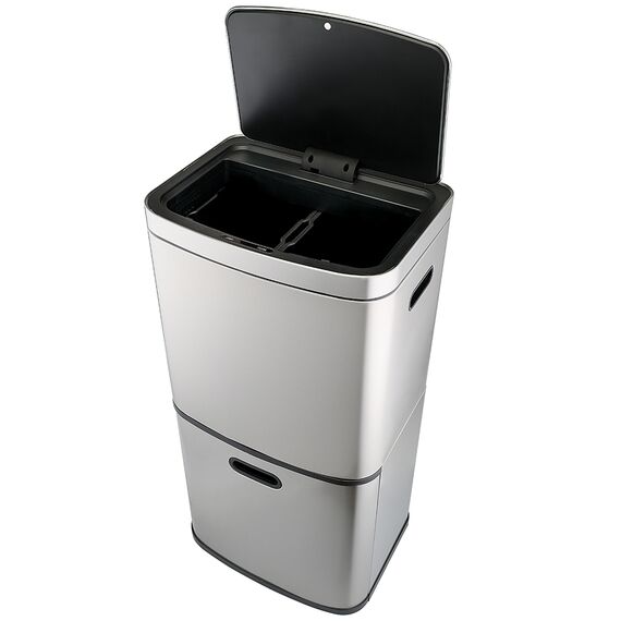 Контейнер мусорный с 2-мя отделениями Smart Bin, сенсорный, 60 л, Smart Solutions, изображение 13