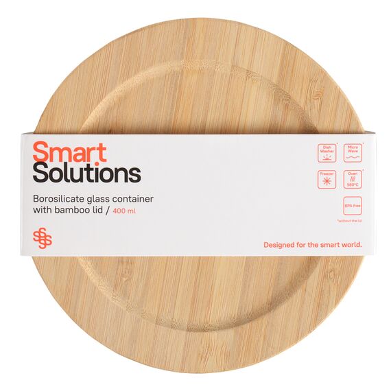 Контейнер для запекания и хранения Eco Store с крышкой из бамбука, 400 мл, Smart Solutions, изображение 11