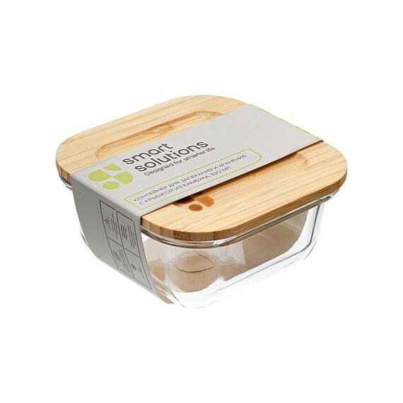 Контейнер для запекания и хранения Eco Store с крышкой из бамбука, 320 мл, Smart Solutions, изображение 10