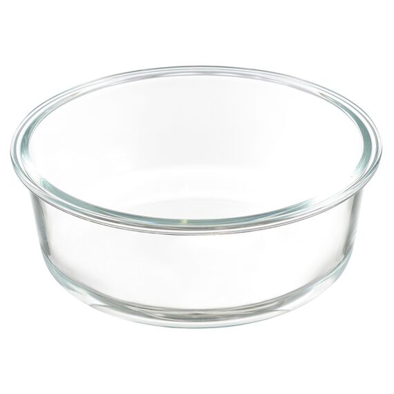 Контейнер для запекания и хранения круглый Click Glass, 1,3 л, светло-серый, Smart Solutions, изображение 7
