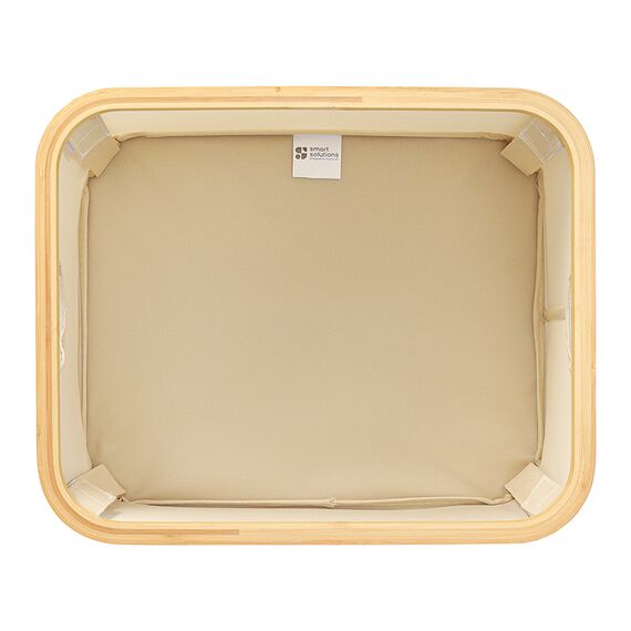 Корзина для белья Neat Low, 40x33x20 см, молочная, Smart Solutions, изображение 14