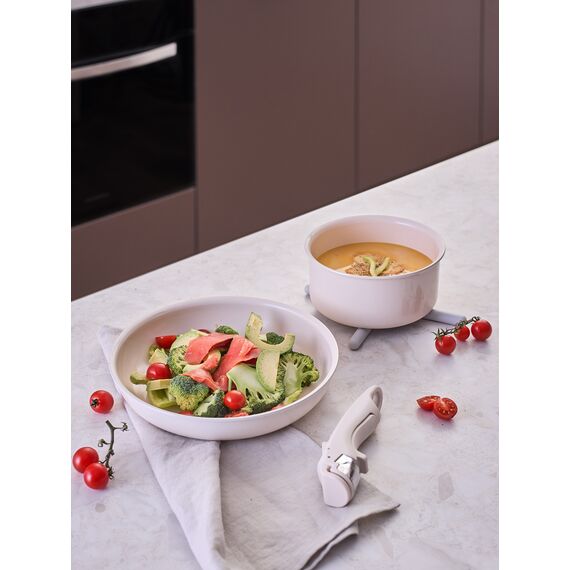 Сковорода с крышкой и съемной ручкой Smart Ceramic, ?28 см, Smart Solutions, изображение 8