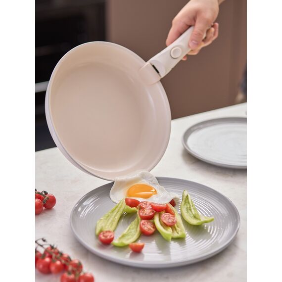 Сковорода с крышкой и съемной ручкой Smart Ceramic, ?28 см, Smart Solutions, изображение 5