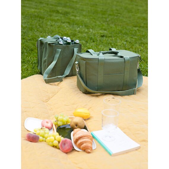 Термосумка для пикника Smart Picnic, L, темно-зеленая, Smart Solutions, изображение 13