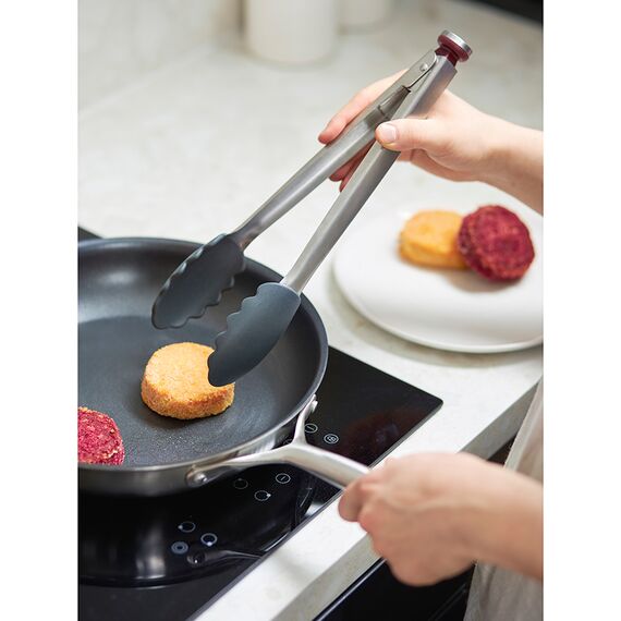 Щипцы кухонные SmartChef, 33,5 см, серо-бордовые, Smart Solutions, изображение 3