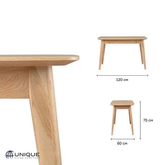 Стол письменный Unique Furniture, RHO, 120х60х75 см, Unique Furniture, изображение 13