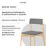 Стул Aska, рогожка, ясень/серый, Latitude, изображение 8