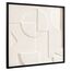 Панно декоративное с эффектом 3D Minimalism, 60х60 см, белый\бежевый, Bergenson Bjorn, изображение 2