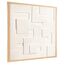 Панно декоративное с эффектом 3D Minimalism, с бежевой рамой, 60х60 см, Bergenson Bjorn, изображение 2