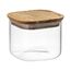 Банка для хранения квадратная Glass Acacia, 600 мл, Smart Solutions