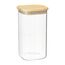 Банка для хранения квадратная Glass Bamboo, 1,4 л, Smart Solutions