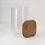 Банка для хранения квадратная Glass Acacia, 1,4 л, Smart Solutions, изображение 6