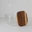 Банка для хранения квадратная Glass Acacia,1 л, Smart Solutions, изображение 6
