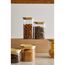 Банка для хранения квадратная Glass Bamboo, 1,4 л, Smart Solutions, изображение 5