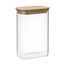 Банка для хранения прямоугольная Glass Acacia, 1,3 л, Smart Solutions