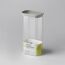 Банка для хранения прямоугольная Vacuum Glass, 1,75 л, светло-серая, Smart Solutions, изображение 8