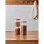 Банка для хранения прямоугольная Glass Bamboo, 1,3 л, Smart Solutions, изображение 6