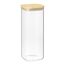 Банка для хранения квадратная Glass Bamboo, 1,9 л, Smart Solutions