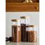 Банка для хранения квадратная Glass Bamboo, 2,2 л, Smart Solutions, изображение 4